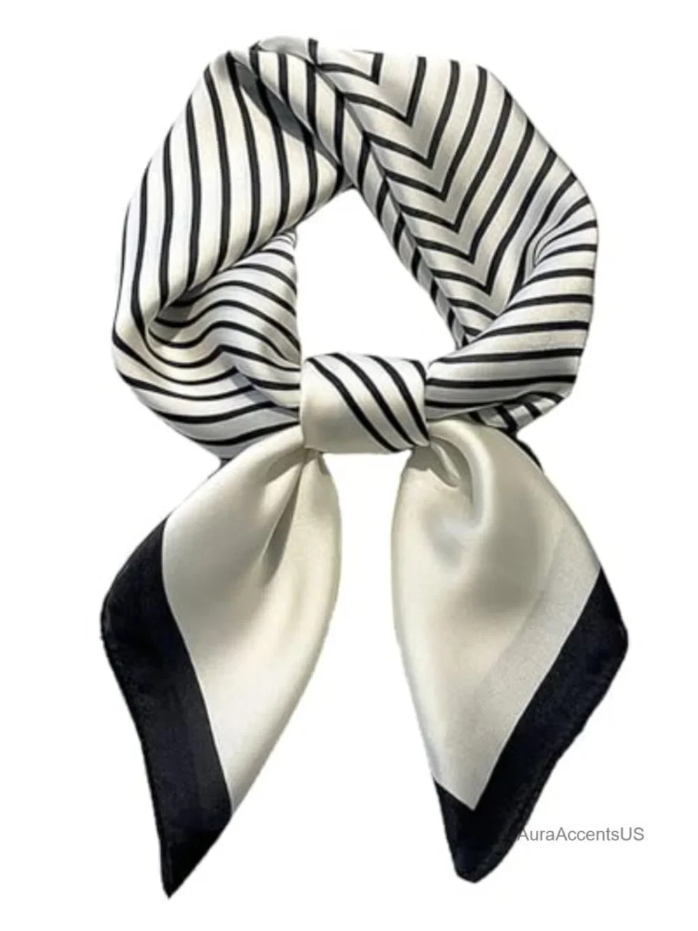Polyester Satin Square Scarf Fashion Accessory Lightweight Head Scarf Bandana
